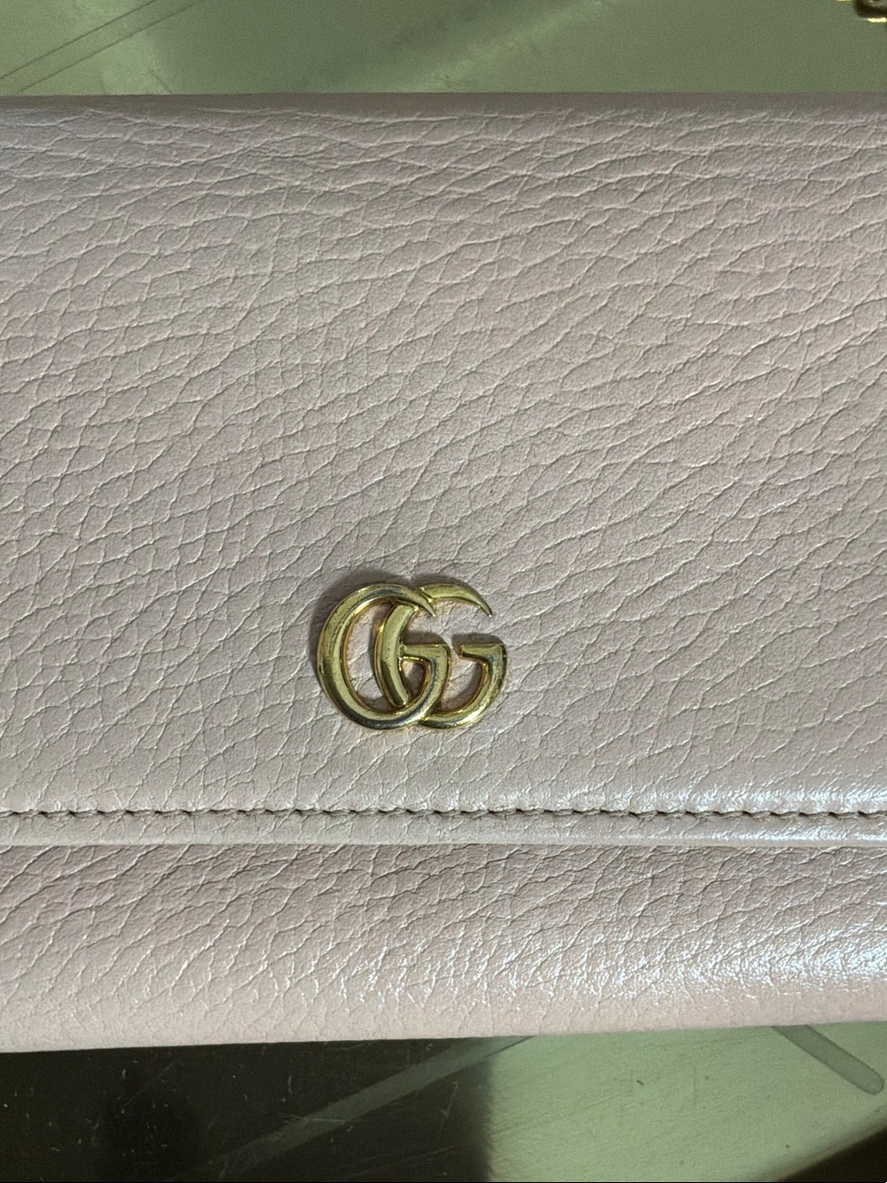GUCCI | AUTHENTIC LEATHER WALLET ON A CHAIN (WOC) - Picture 3 of 8